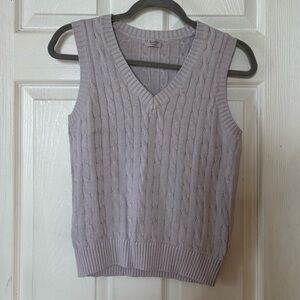 John Galt Lilac Purple Sweater Vest Size OS